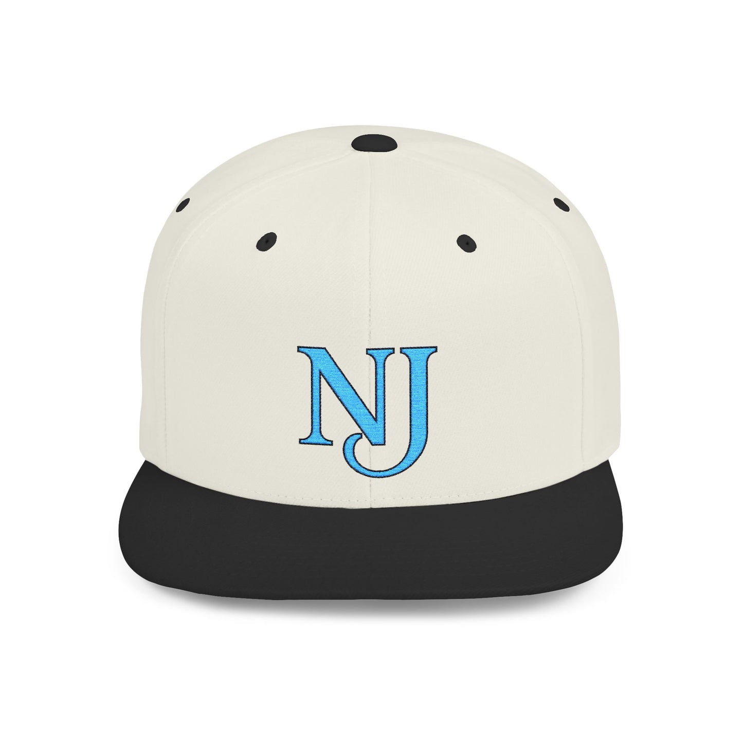 NJ Embroidered Snapback Hat