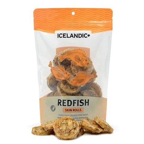 Icelandic+ Redfish Skin Rolls (3oz. Bag Case + Free Sample Bag) (Sell As Case 6)