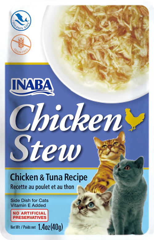 Inaba Cat Stew Chicken Tuna 6Ct-1.04Oz