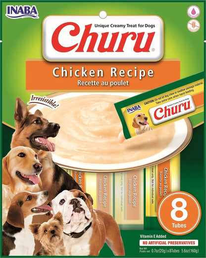 Inaba Dog Churu Chicken 5.6oz. (6 Count)
