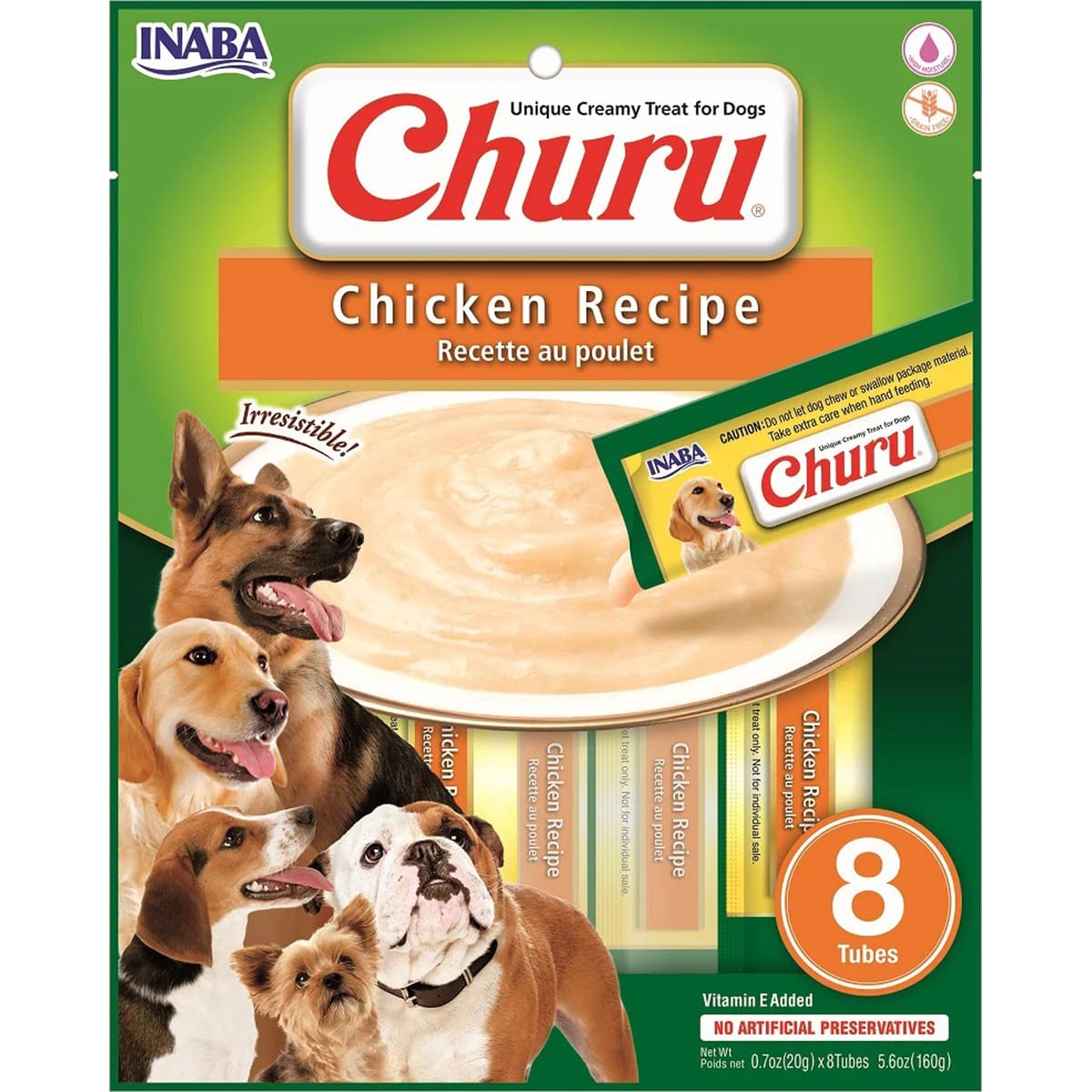 Inaba Dog Churu Chicken 5.6oz. (6 Count)