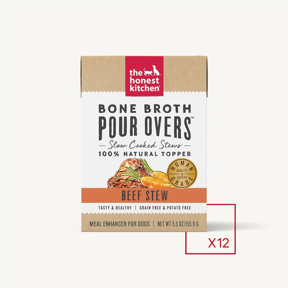 The Honest Kitchen Dog Pour Bone Broth Beef 5.5 Oz. (Case Of 12)