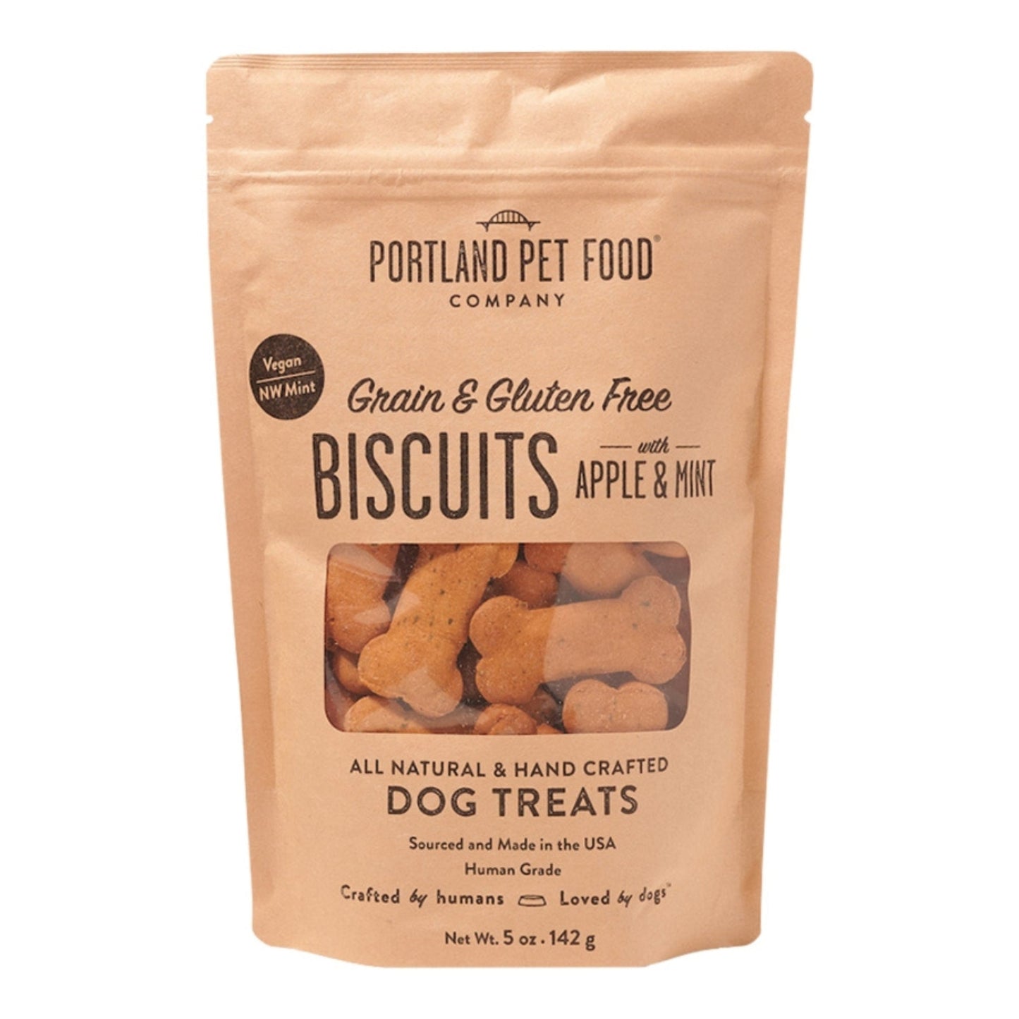 Portland Dog Grain Free Gluten Free Apple & Mint Biscuits