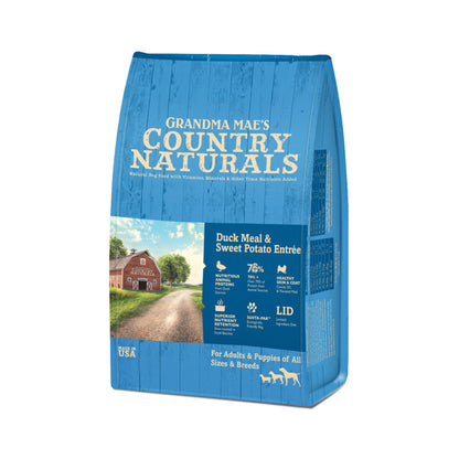 Grandma Maes Country Naturals Duck Meal and Sweet Potato Dry Dog Food 4 lb