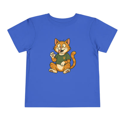 Goofy Cat Toddler Tee
