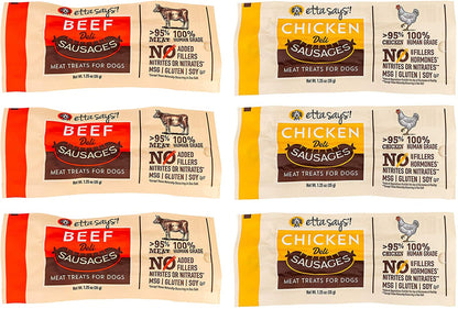Etta Says Dog Sausage Link Beef 1.25 Oz.