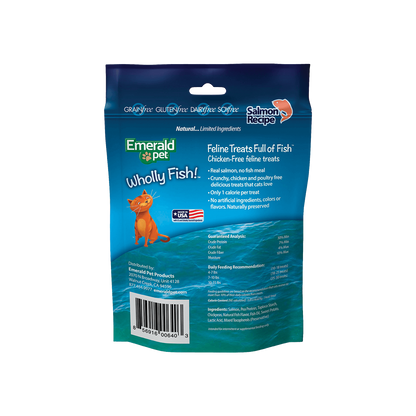 Emerald Pet Wholly Fish! Salmon Cat Treat 3oz. Default Title