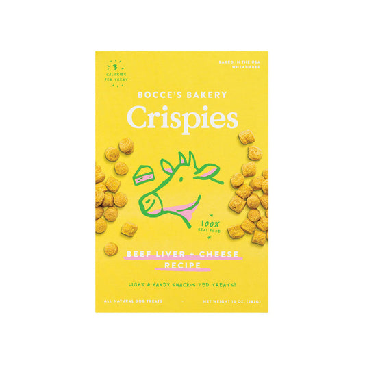 Bocces Dog Crispies Beef Liver and Cheese 10Oz Default Title