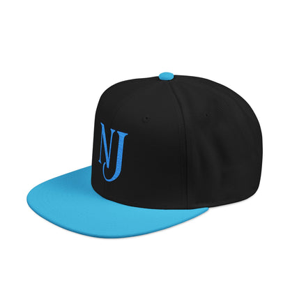 NJ Embroidered Snapback Hat