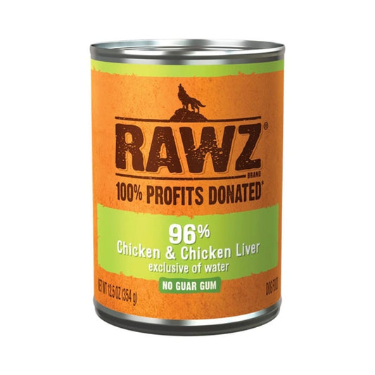 Rawz Dog 96% Chicken Liver Pate 12.5oz. (Case of 12)