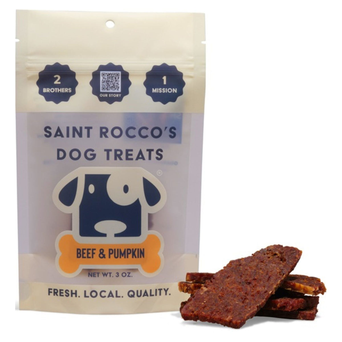 St. Rocco's Dog 3oz. Beef Pumpkin