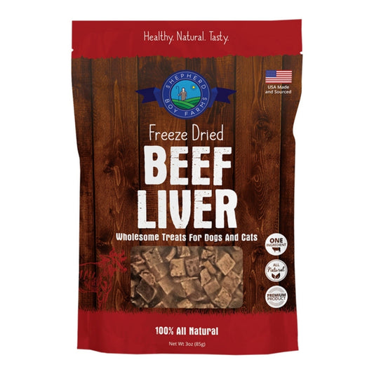 Shepherd Boy Farms Dog & Cat Freeze-Dried Beef Liver