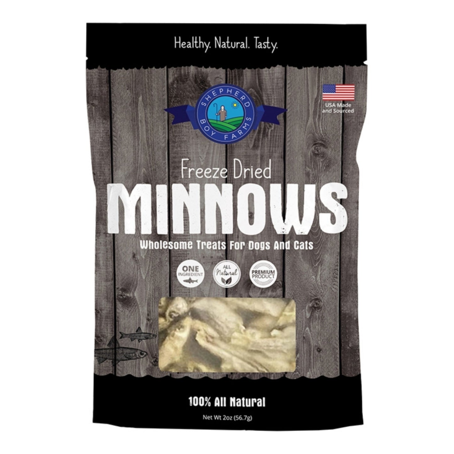 Shepherd Boy Farms Dog & Cat Freeze-Dried Minnows
