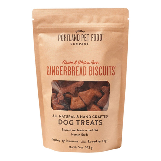 Portland Dog Grain Free Gluten Free Gingerbread Biscuits