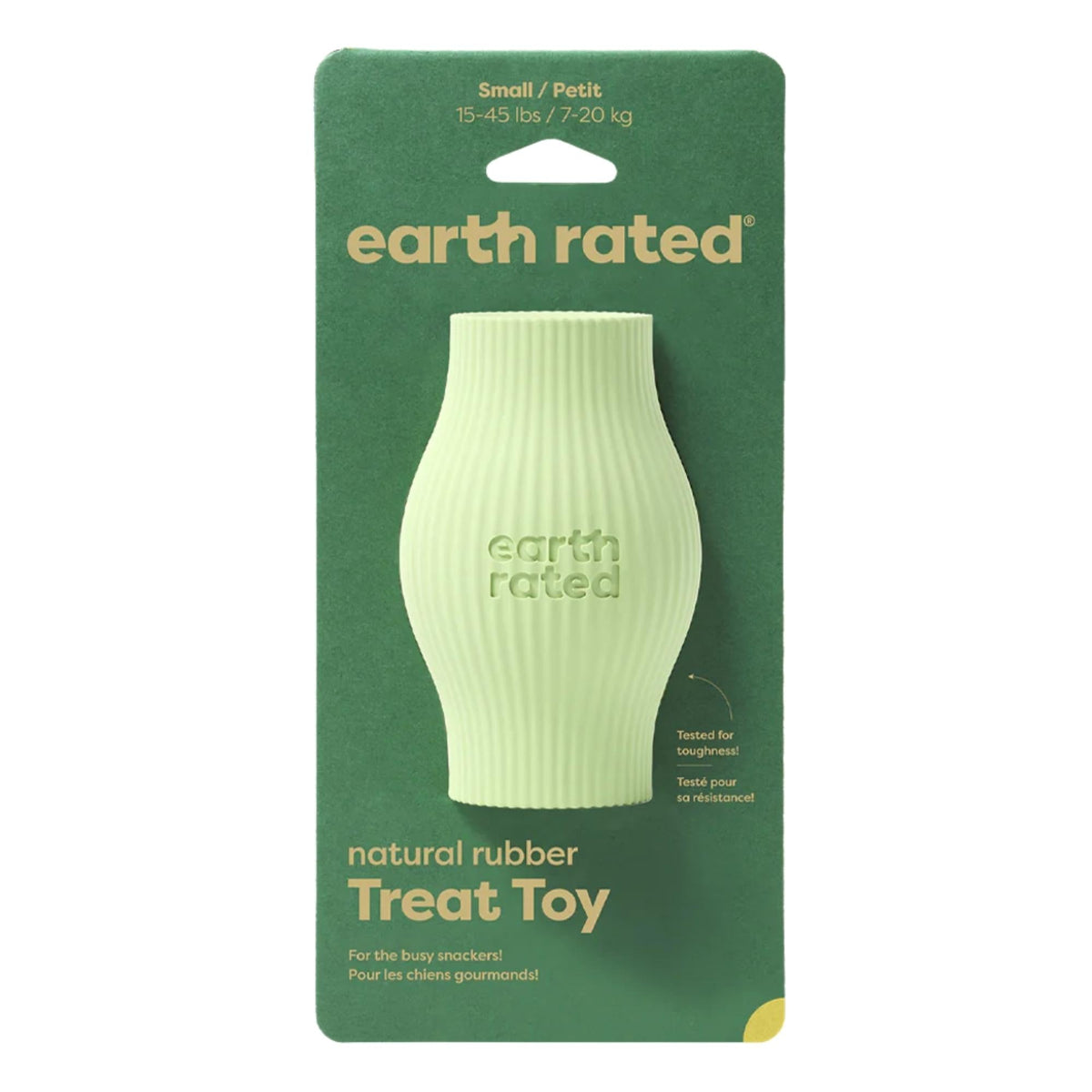 earth Rated Dog Treat Toy Green Rubber Large Default Title