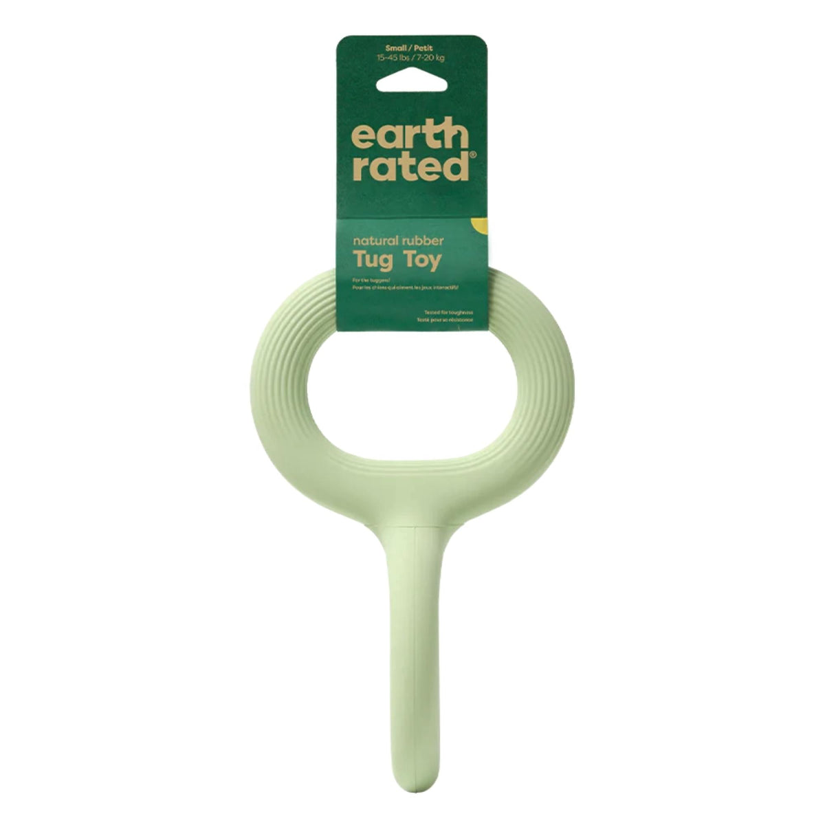 earth Rated Dog Tug Toy Green Rubber Small Default Title
