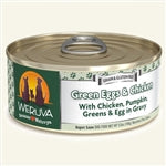 Weruva Dog Green Eggs and Chicken with Chicken; Pumpkin; Greens and Egg in Gravy 5.5oz. Case Of 24