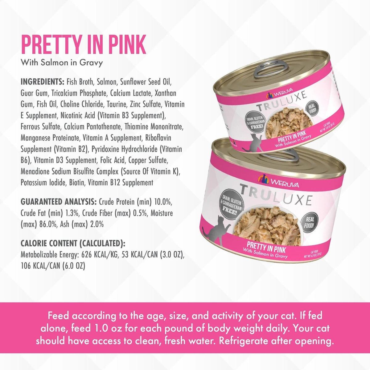 Truluxe Cat Pretty In Pink 3oz. (Case of 24)