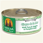 Weruva Dog Cirque De La Mer with Tuna and Veggies in Pumpkin Soup 5.5oz. Case Of 24