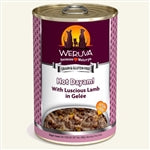Weruva Dog Hot Dayam! with Luscious Lamb in Gele 14oz. Case Of 12