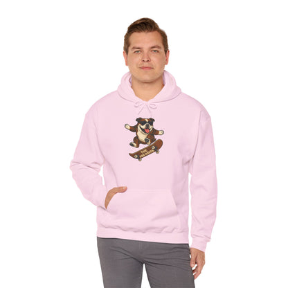 Skateboarding Bulldog Hoodie Sweatshirt