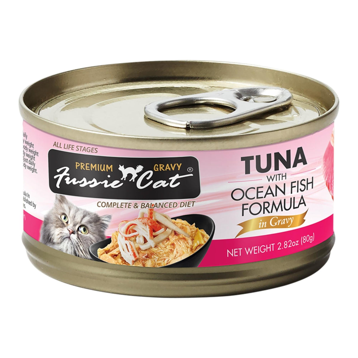 Fussie Cat Premium Tuna with Oceanfish Formula in Gravy 2.82oz. Default Title