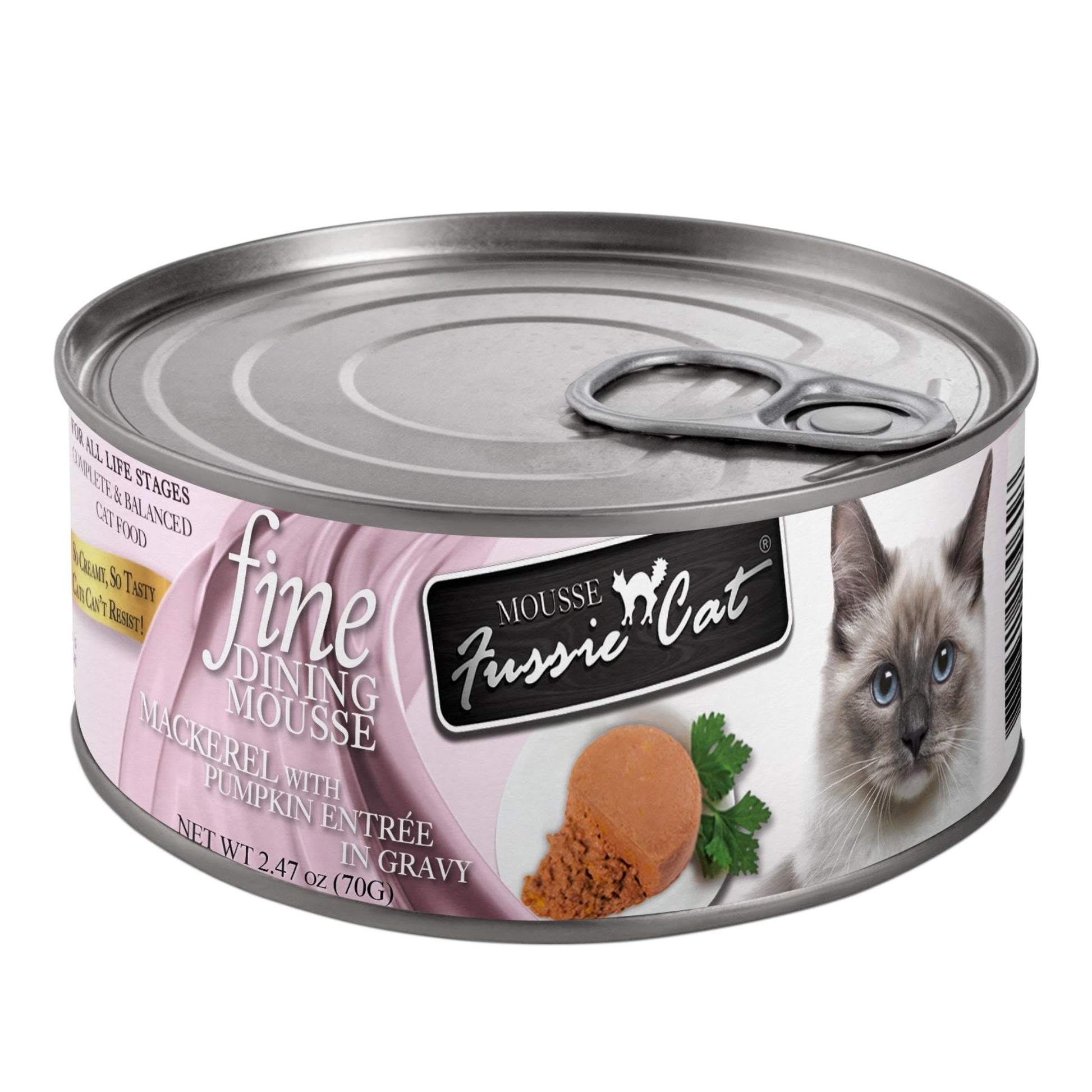 Fussie Cat Fine Dining Mousse Mackerel with Pumpkin 2.47oz. Default Title