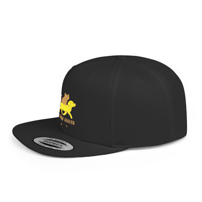 The Paw Haven Flat Bill Snapback Hat