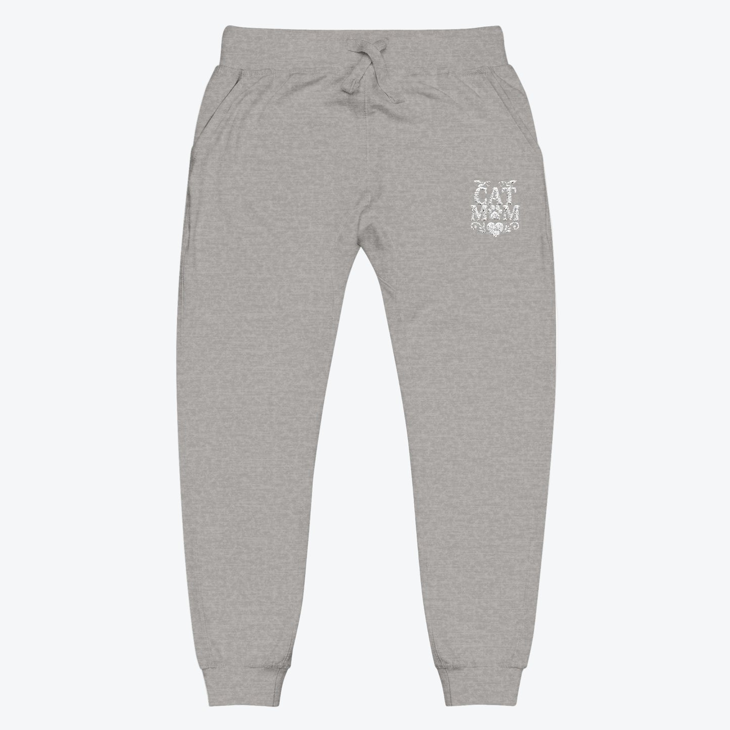 Cozy Cat Mom Unisex Fleece Sweatpants