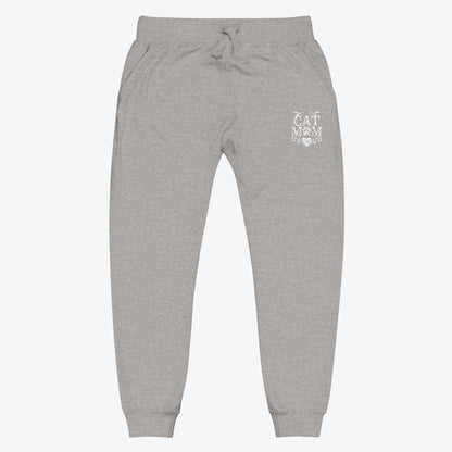 Cozy Cat Mom Unisex Fleece Sweatpants