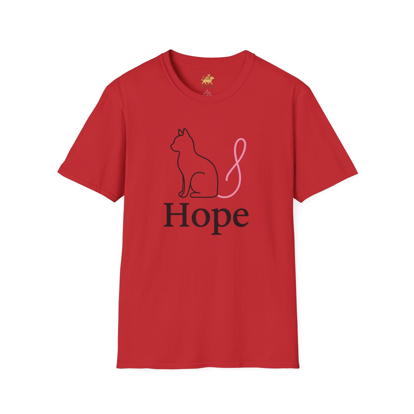 Hope Cat Breast Cancer awareness  T-Shirt