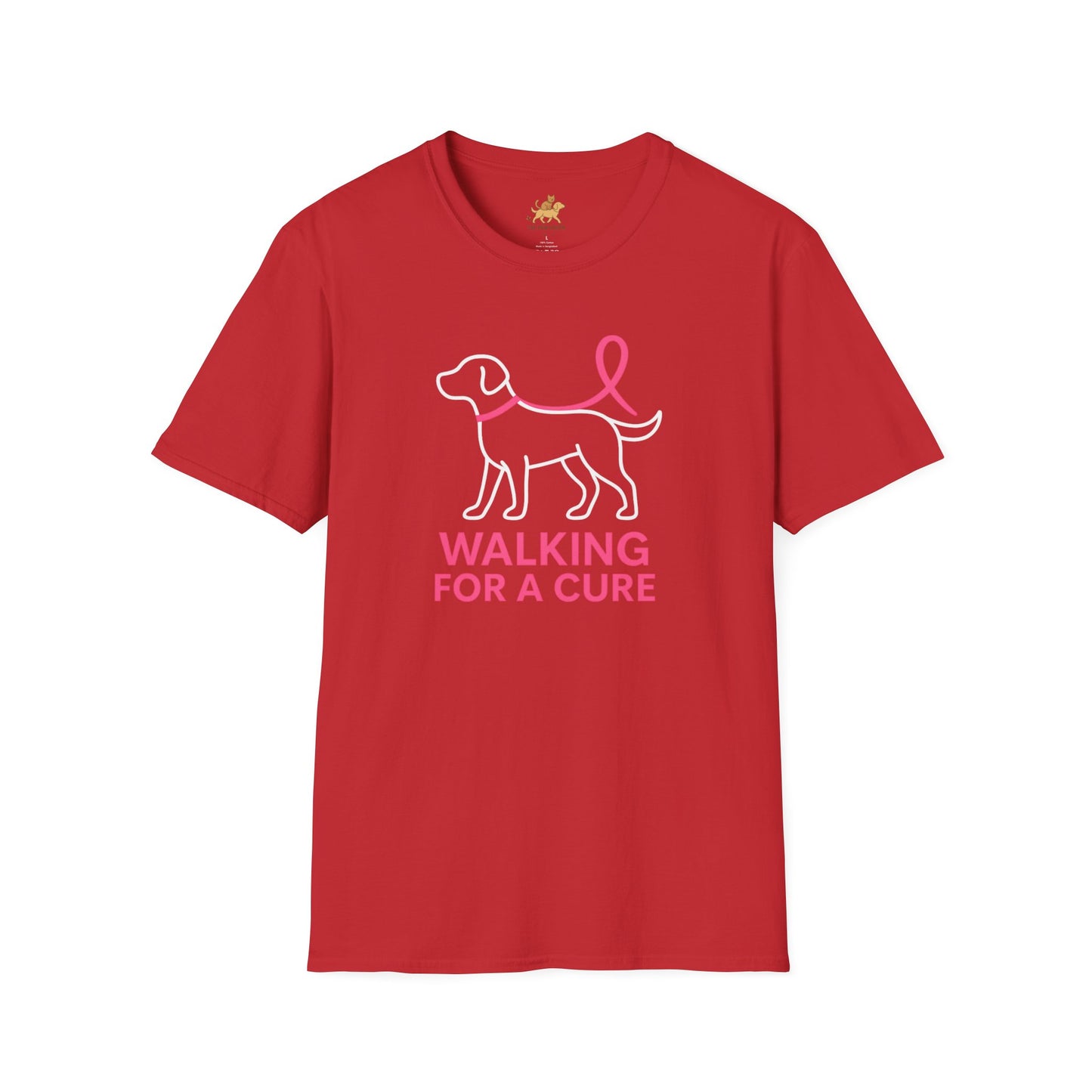 Breast Cancer Walk Dog T-Shirt