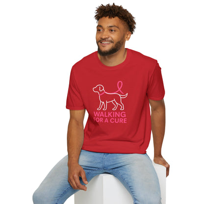 Breast Cancer Walk Dog T-Shirt