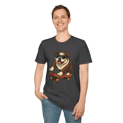 Skateboard Bulldog T-Shirt