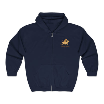 The Paw Haven Unisex Zip Hooded Sweatshirt