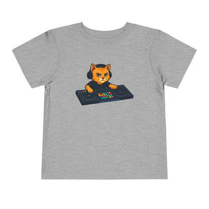 DJ Cat Toddler Tee