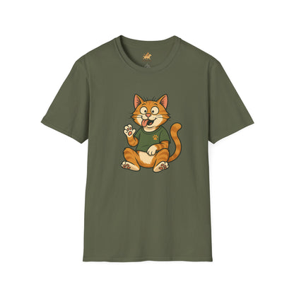 Goofy Cat T-Shirt