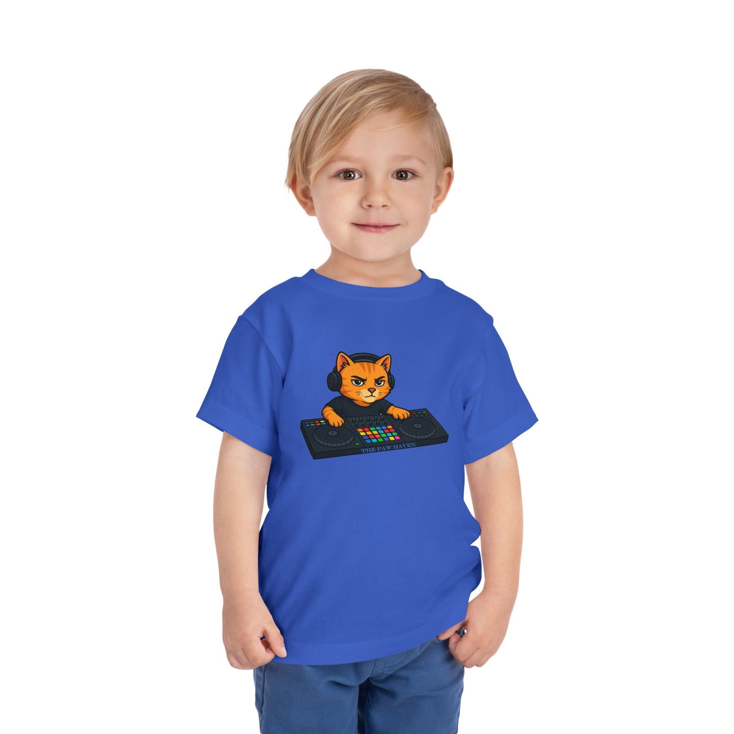 DJ Cat Toddler Tee