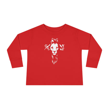 Lion Cross Toddler Long Sleeve Tee