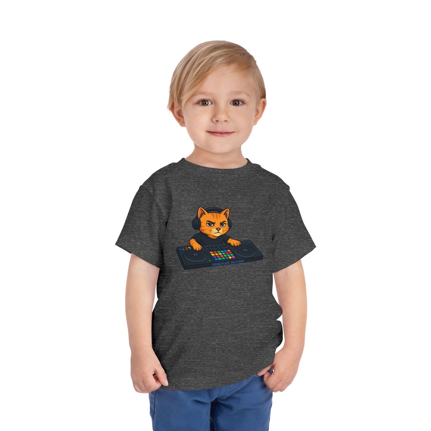 DJ Cat Toddler Tee