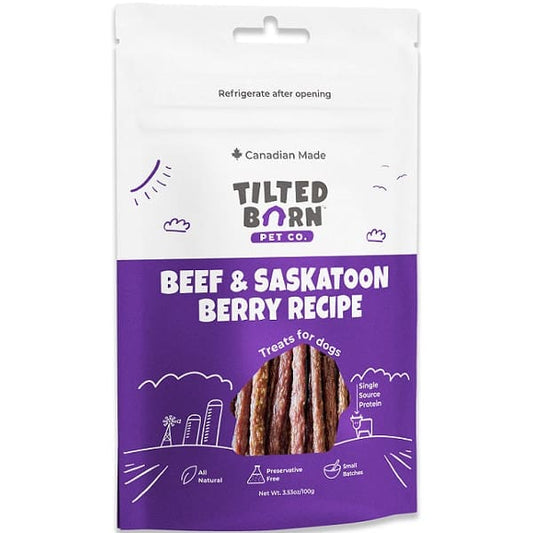 Tilted Barn Dog 3.53oz. Beef & Saskatoon Berry