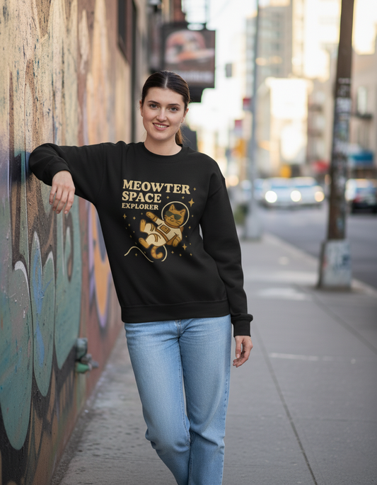 Meowter Space Sweatshirt