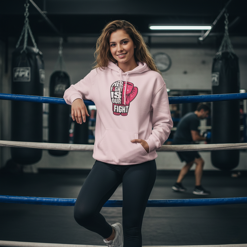 Breast Cancer Fighting Spirit Hoodie