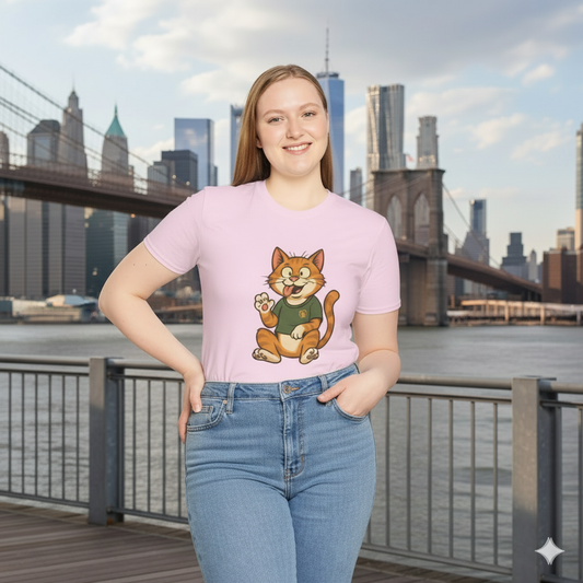 Goofy Cat T-Shirt