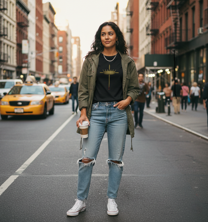 Crown Nail Cross T-Shirt