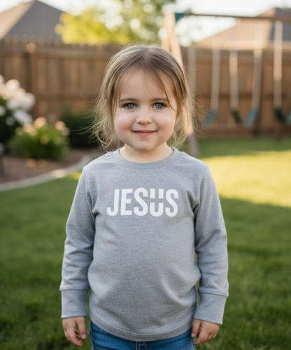 JESUS Toddler Long Sleeve Tee