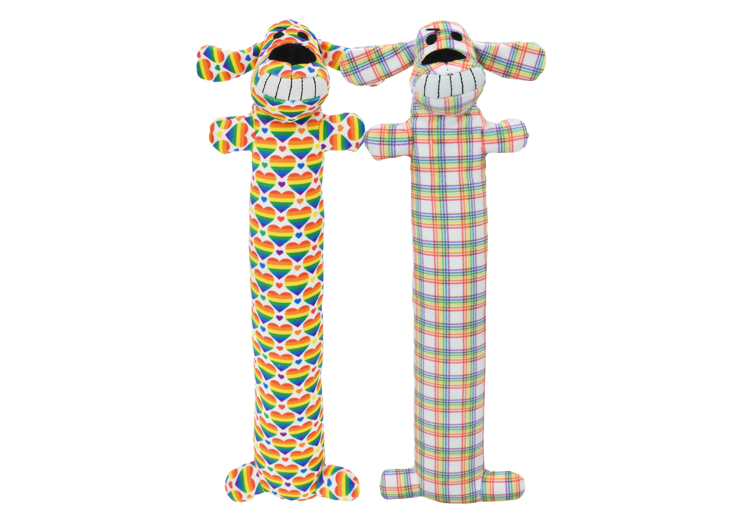 Multipet Rainbow Loofa Dog 12"