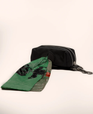 Poop 'N Tie Fabric Waste Bag Dispenser With 2 Rolls