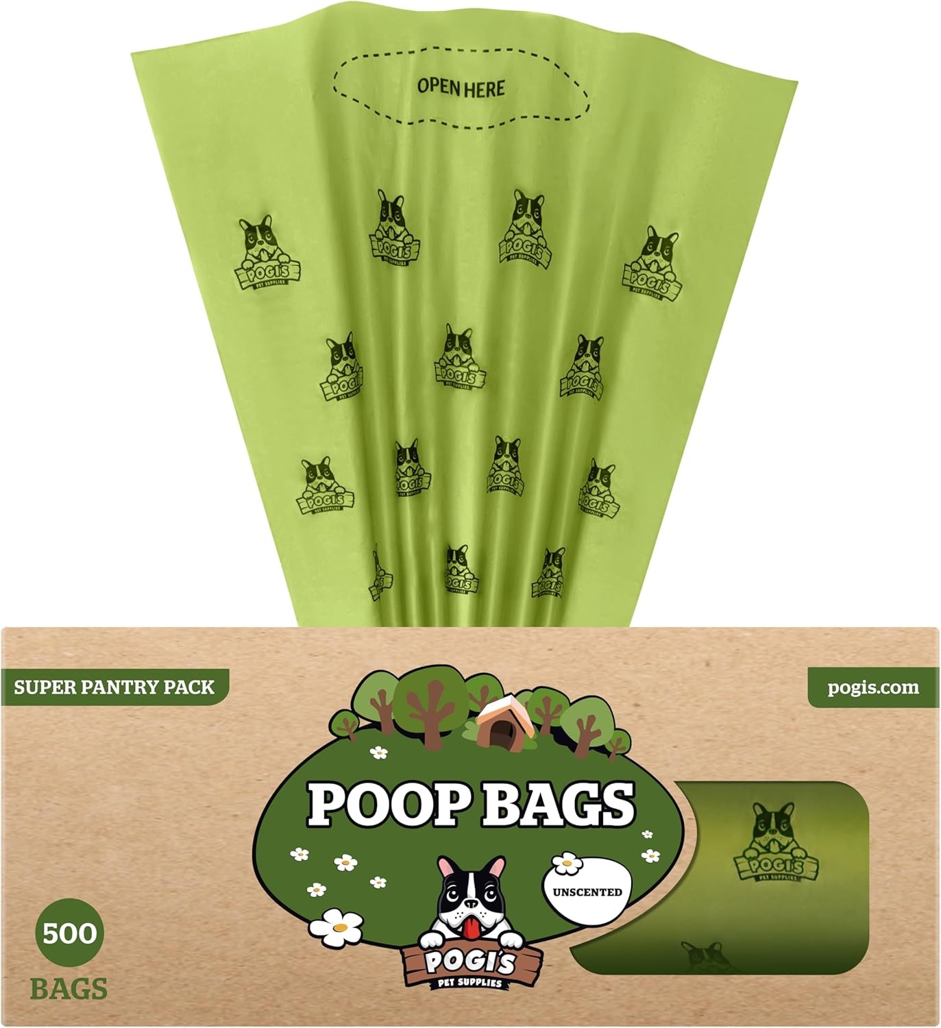 Pogi’S Dog Poop Bags – Leak-Proof & Extra Thick Pet Waste Bags (Fresh Scent, 10 Rolls, 150-Count)