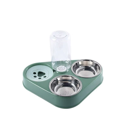 Pawmate Duoflow Feeder – Spill-Free Feeding & Hydration Station for Pets